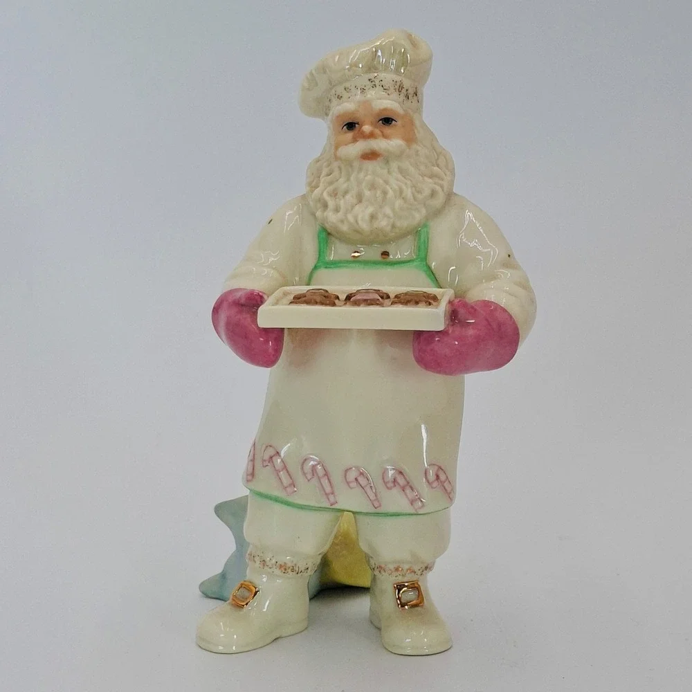 Lenox Treasured Santa Collection Figurine - Cookies From Santa